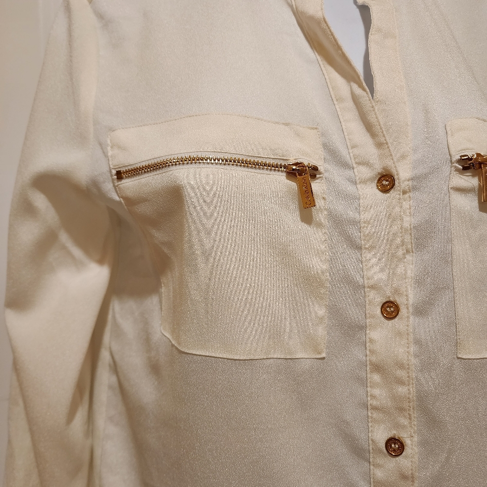 Calvin Klein Cream blouse